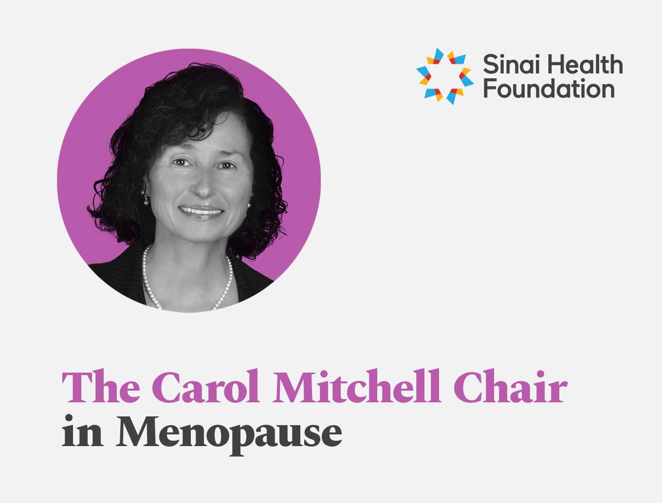 Carol Mitchell Chair Mature Women's Health